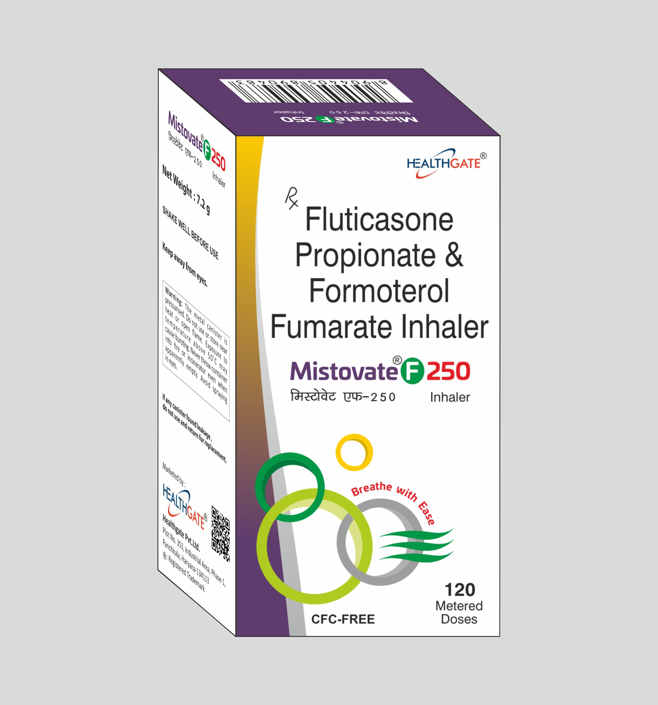 MISTOVATE F 250 INHALER