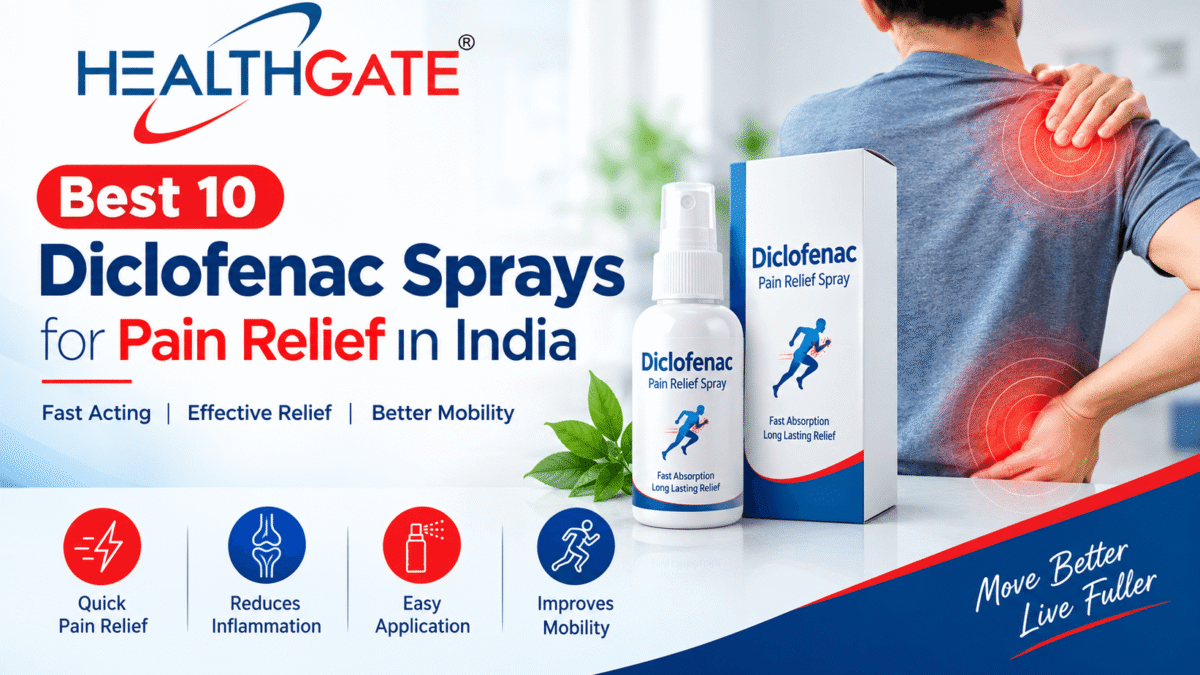 Best 10 Diclofenac Sprays for Pain Relief in India